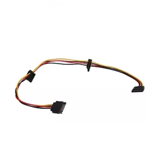 SATA III cable Akyga AK-CA-41, 0.15 m, Black/Red/Yellow