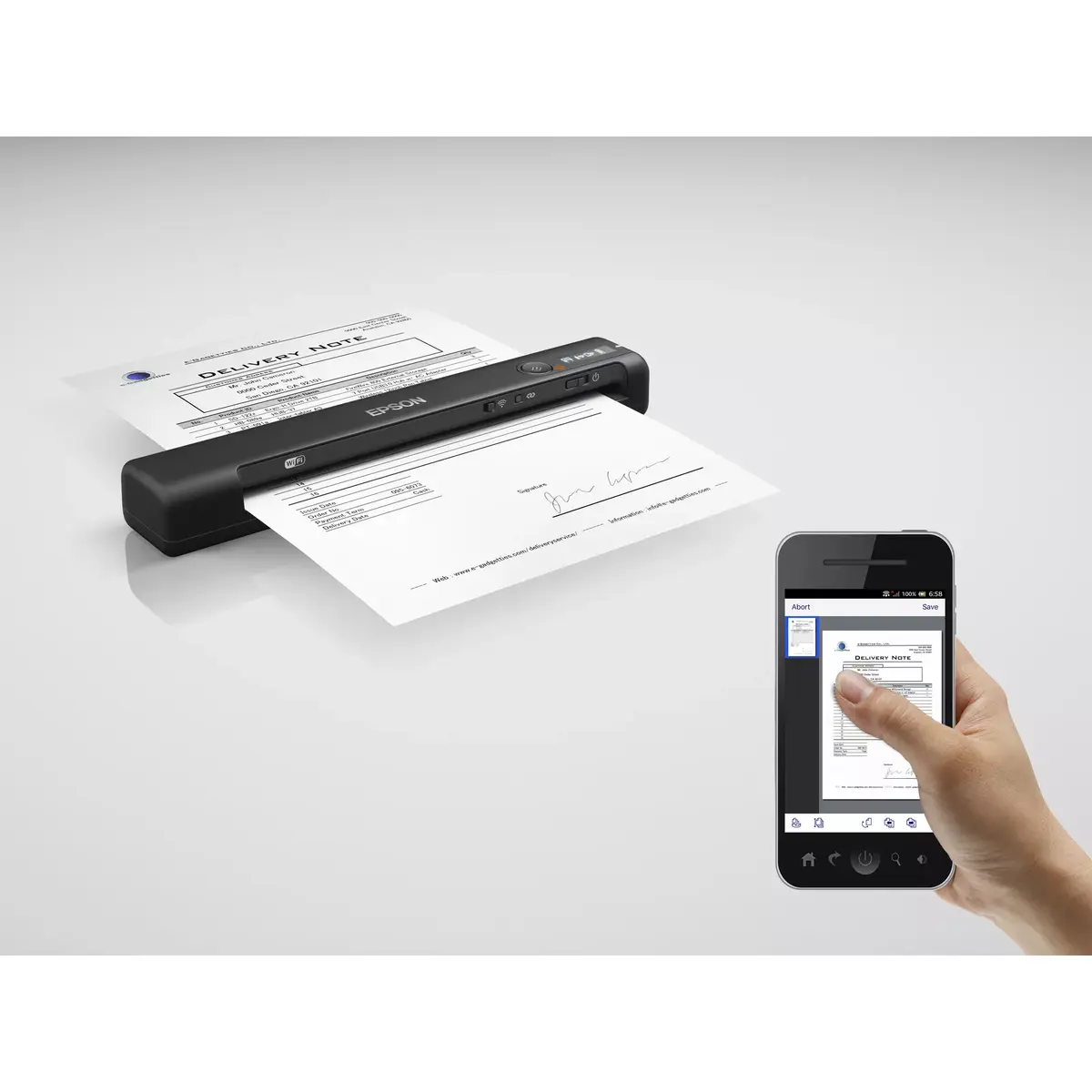 Handheld Scanner Epson WorkForce ES-60W Photo 2