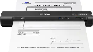 Epson WorkForce ES-60W Rokas skeneris Melns CIS 600 x 600 DPI USB Akumulators A4