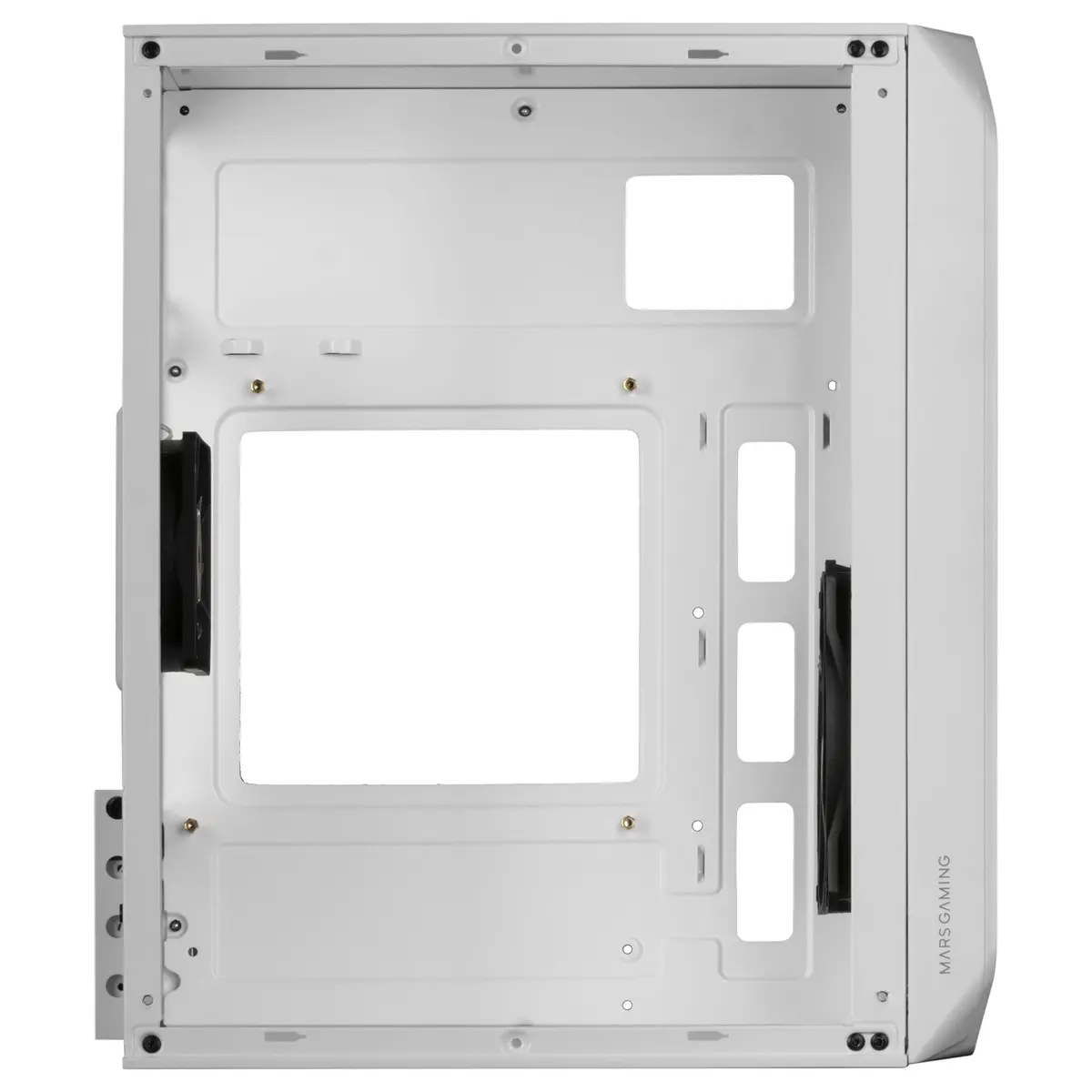 Mars Gaming MC-S2 White Micro-ATX PC Case Photo 12