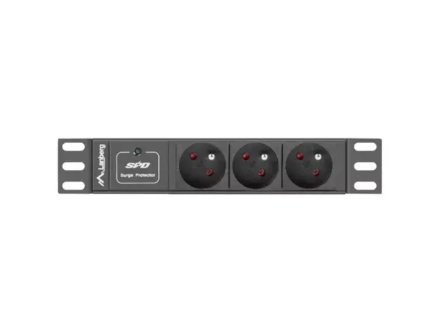 Jaudas sadales iekārta PDU Lanberg PDU-03E-0200-IEC-BK Photo 3