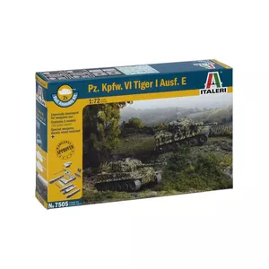 Italeri Pz. Kpfw. VI TIGER I Ausf. E Tank model Montāžas komplekts 1:72