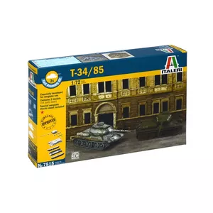 Italeri T-34/85 Tank model Montāžas komplekts 1:72