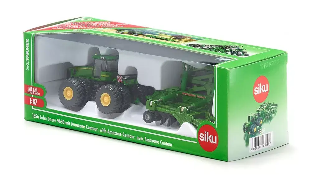 Siku traktora modelis John Deere 9630 ar Amazone Centaur Photo 2