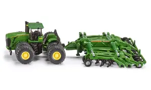 Модель трактора Siku John Deere 9630 с Amazone Centaur — металл и пластик, возраст 3+