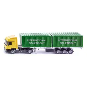 Грузовик с контейнером Siku S-3921 — металлический и пластиковый игрушечный тягач/прицеп, 3+