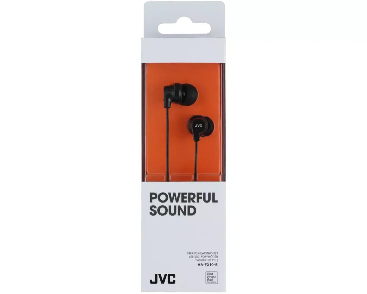 Наушники JVC HA-FX10-B-E Photo 2