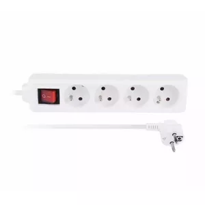 Удлинитель питания LIBOX LB0083-3 — 4 розетки, 3 м, белый