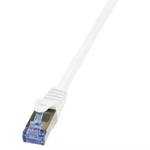 LogiLink 2m Cat.6A 10G S/FTP tīkla kabelis Balts Cat6a S/FTP (S-STP)