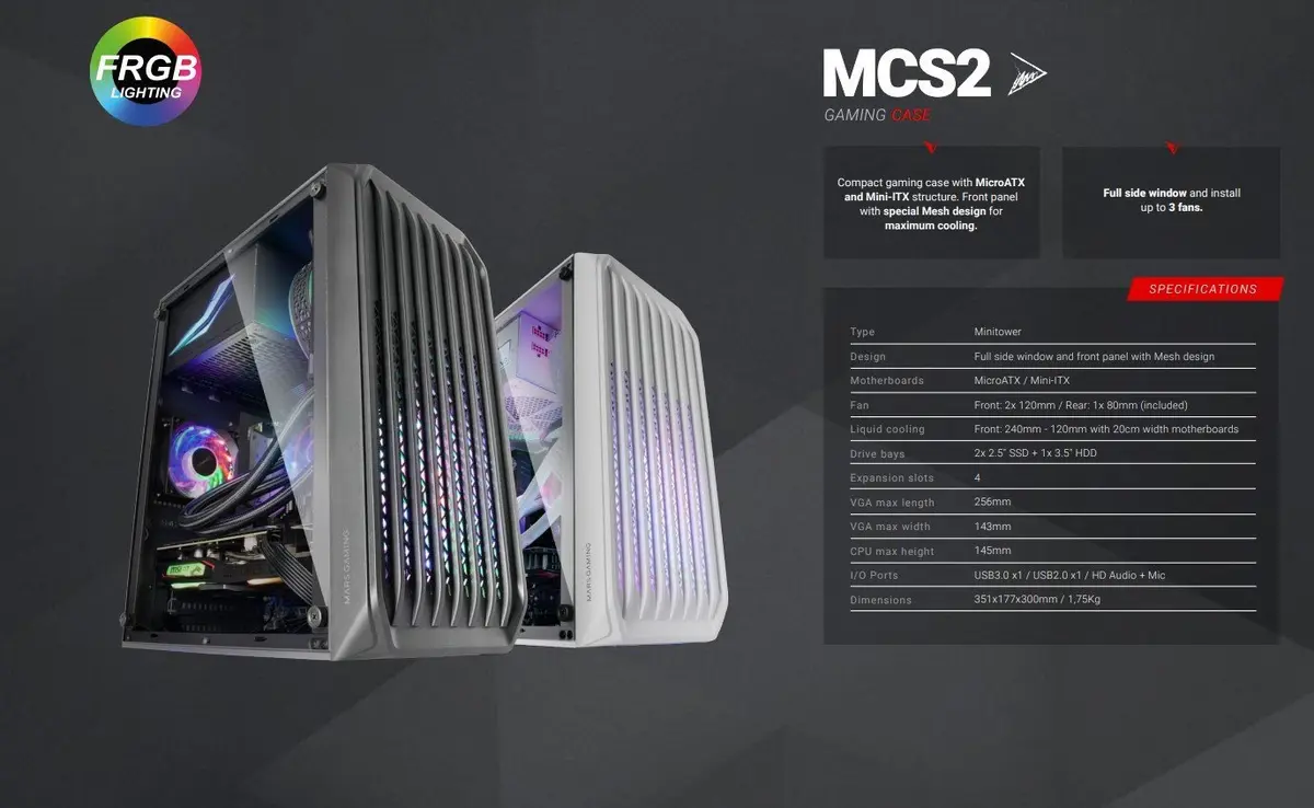 PC Case Mars Gaming MC-S2 Photo 13