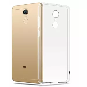 Силиконовый чехол Evelatus для Xiaomi Redmi 5 Plus, 1,5 мм прозрачный TPU защитный чехол