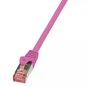 Networking Cable LogiLink 0.5m Cat.6 RJ-45 S/FTP Pink