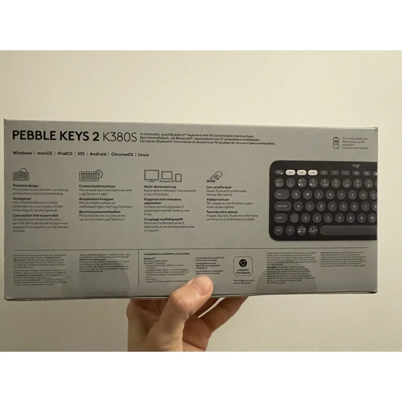 Logitech Pebble Keys 2 K380s keyboard 920-011851 Photo 67657650