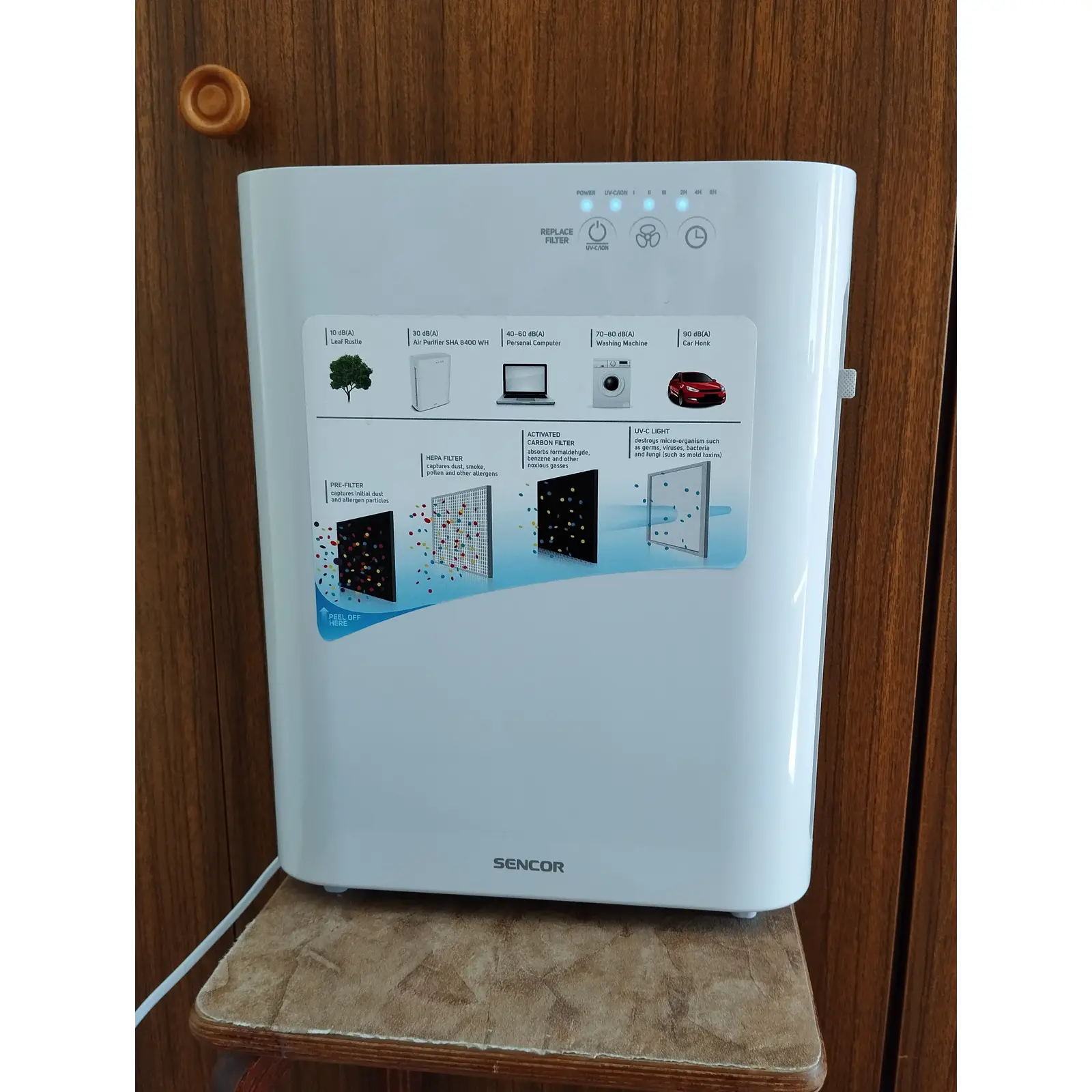 Очиститель воздуха Sencor SHA8400WHEUE3 Photo 68831405