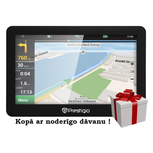 GPS navigācija Prestigio GeoVision 5056 ar BEZMAKSAS mūža Eiropas karšu atjauninājumu !