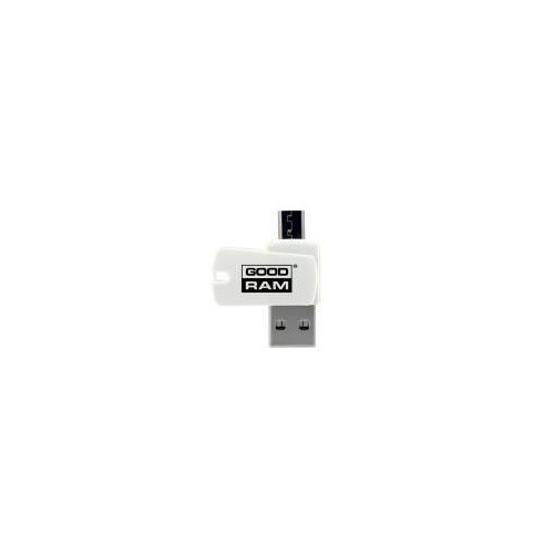 Karšu lasītājs Goodram OTG MicroSD USB + mocroUSB, microSD, White