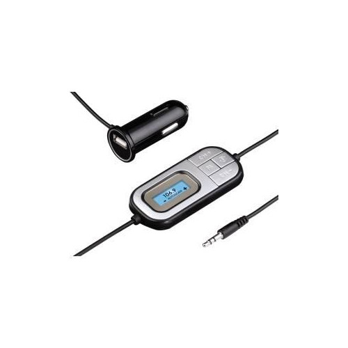 Adapteris Hama FM Transmitter Auto-Scan For Smartphone,Tablet+charger 1A