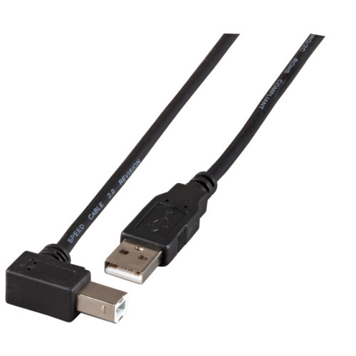 EFB Elektronik K5260SW.1,8 USB cable 1.8 m USB A USB B Male Black