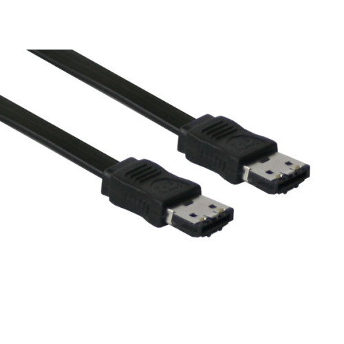 Alcasa 5046-E05 SATA cable 0.5 m eSATA Black