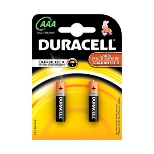 Duracell MN 2400 Basic AAA (LR03) Blistera iepakojumā 2gb.