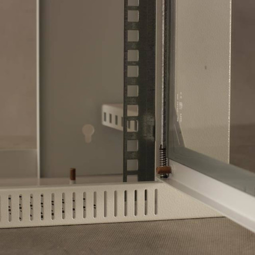 Netrack wall-mounted cabinet 19'', 4,5U/240 mm, glass door, grey
