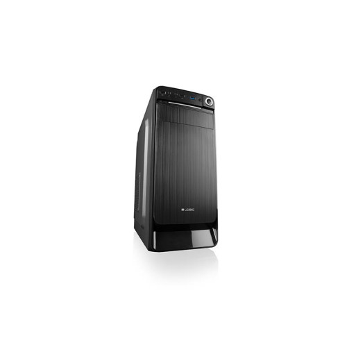 LOGIC Case computer K3 Midi, USB 3.0 x 1/ USB 2.0 x 2/ HD AUDIO/ W/O FAN