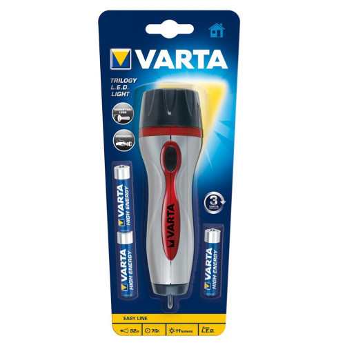 Flashlight LED TRILOGY (+3xAAA) 12lm VARTA