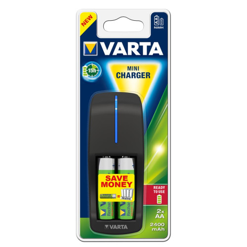 VARTA MINI CHARGER +2xAA 2400mAh (ready2use)