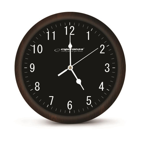 Esperanza EHC015K WALL CLOCK - LOS ANGELES - BLACK