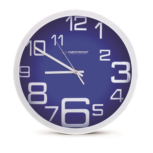 Esperanza EHC017B WALL CLOCK - MILAN - BLUE