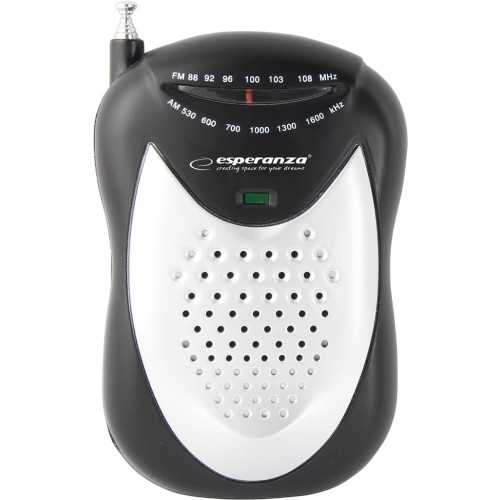 ESPERANZA ERB102K Radio Handhald Black-Silver