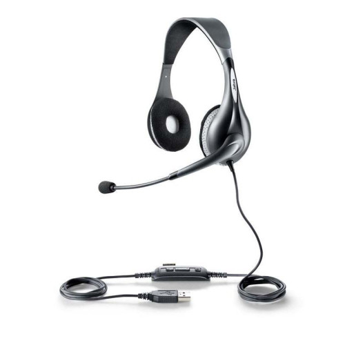 Jabra UC VOICE 150 MS duo headset Binaural Head-band Grey