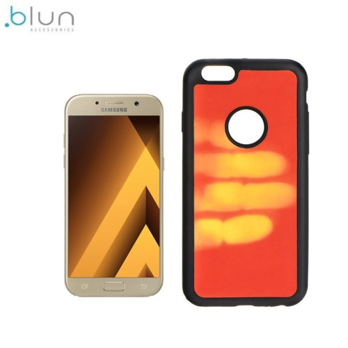 Blun TPU super plāns termo aizmugures maks-apvalks priekš Samsung A520F Galaxy A5 (2017) Sarkans