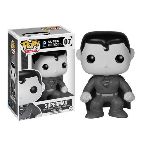 POP! Heroes: DC Super Heroes - Superman Black&White Limited Edition Vinyl Figure