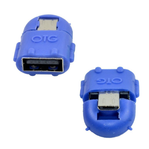 VAKOSS Micro USB adapter, OTG A-B F/M TC-U1303B blue