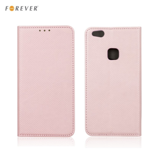 Forever Magnēstikas Fiksācijas Sāniski atverams maks bez klipša Xiaomi Redmi 4X Rozīgi zeltains
