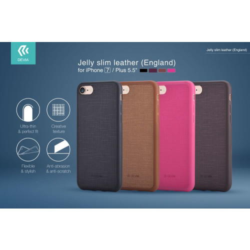 DEVIA Apple iPhone 7 Jelly Slim Case Black