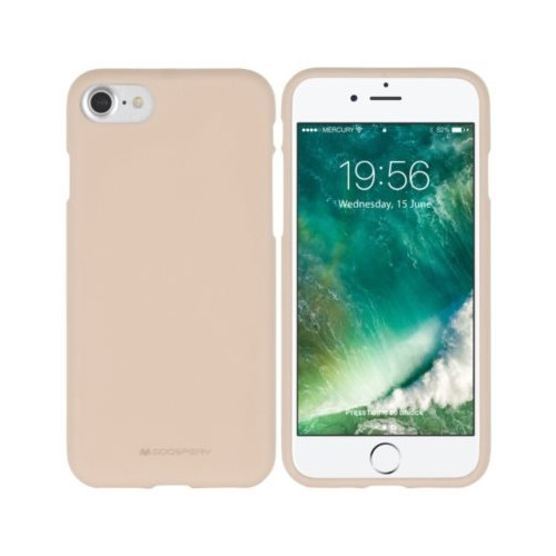Mercury Soft Feeling Matte 0.3 mm Matēts Silikona Apvalks Priekš Huawei P10 Lite Krēma Krāsā (EU Blister)