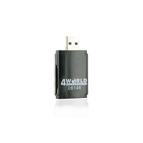 4World flash card reader, USB 2.0 ALL-in-ONE MS/M2/SD/microSD/MMC PenDrive