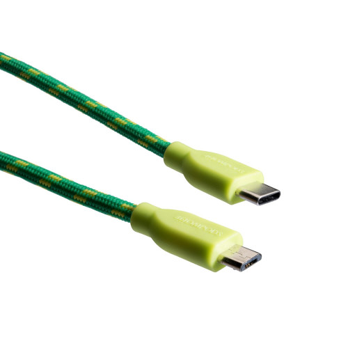 Boompods C2MUSB-GRN 1m USB C Micro-USB B Male Male Green USB cable